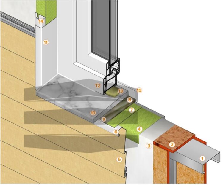 SIDING - CORTE JANELA